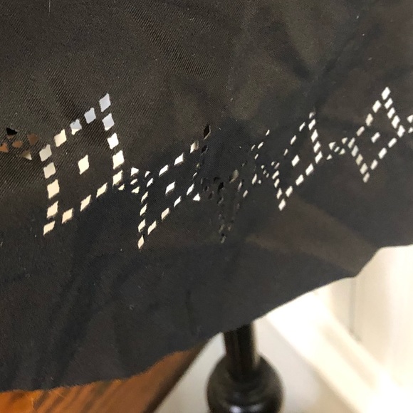 NICOLE MILLER Black Halter Neck Cut Out Skirted Black Swimsuit Sz 1X NWT - Picture 14 of 17